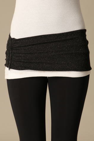 Rouched Glitter Hip Hugger