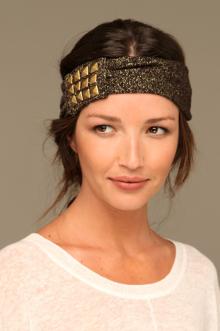 Twisted Studded Lurex Headband