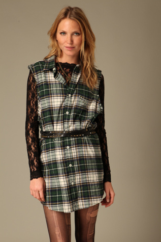 Green/white Plaid