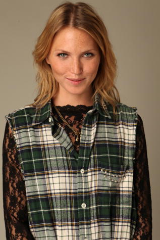 Green/white Plaid