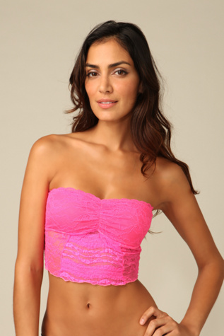 Cropped Lace Tube