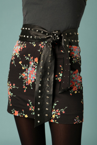 Studded Leather Sash