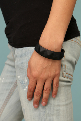 Leather Grommet Bracelet