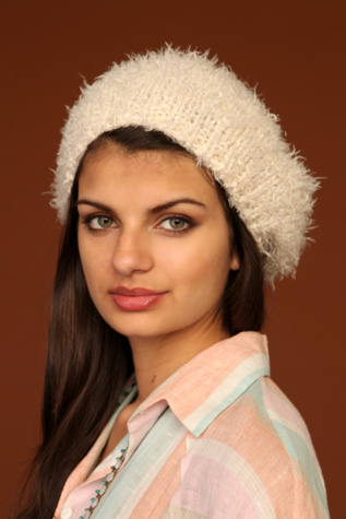 Sparkle Fuzzy Beret