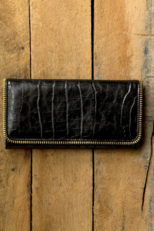 Zipper Trifold Wallet