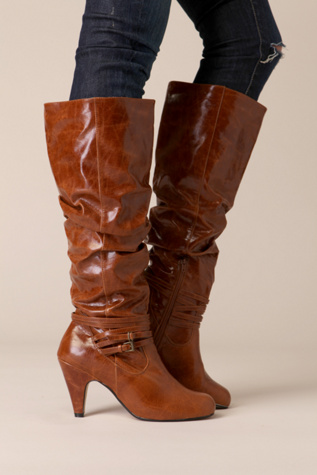 Scrunch Knee Hi Boot