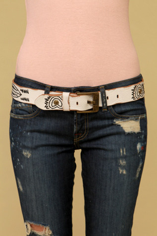 Leather Steering Belt