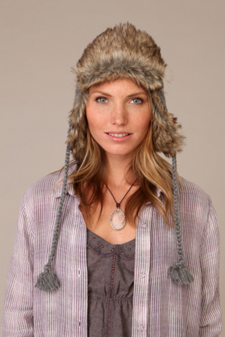 Faux Fur Earflap Hat