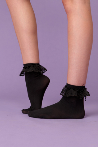 Lace Ruffle Anklet