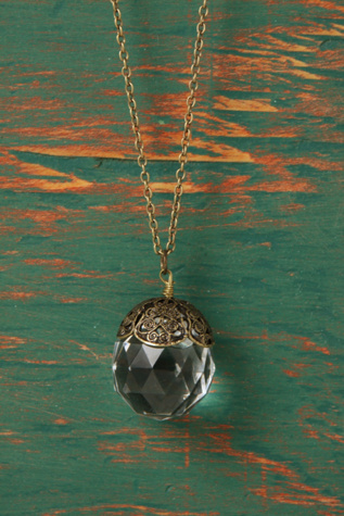 Fortune Teller Crystal Ball Necklace