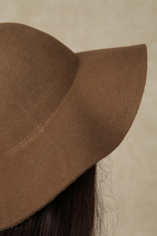 Janis Brimmed Wool Tall Hat