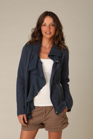 Scuba Ruffle Jacket