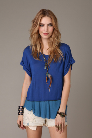Pocket Ruffle Tee