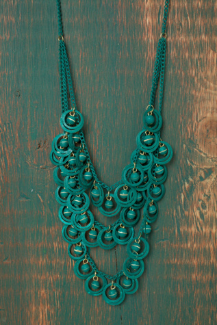 Painted Circles Necklace