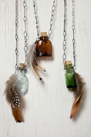 Vintage Bottle Necklace