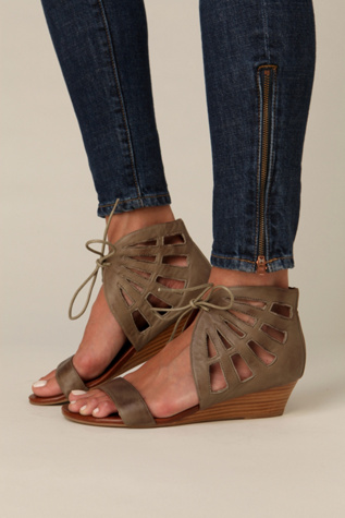 Roller Wedge Sandal