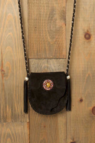 Suede Medicine Bag