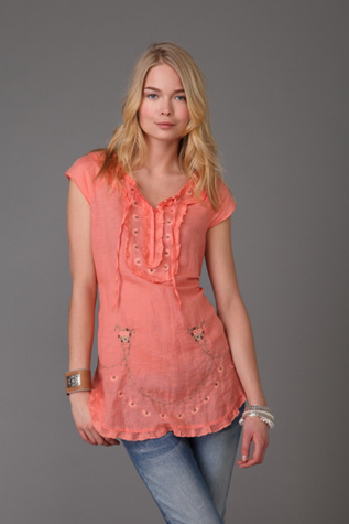 Lace Flutter Tunic