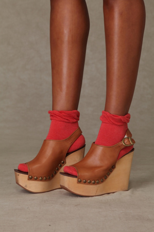 Slingback Wood Platform