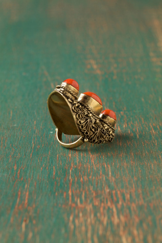 Triple Stone Ring