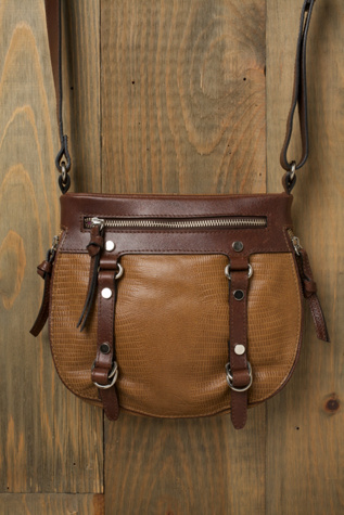 Reptile Zip Bottom Crossbody