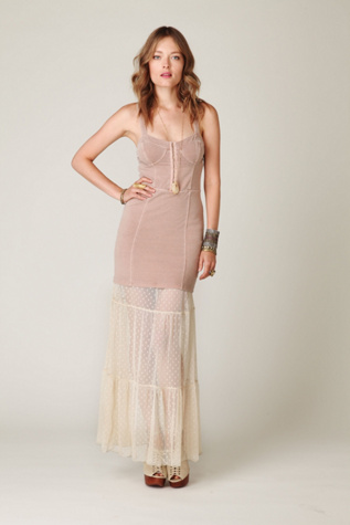 Point D'Esprit Maxi Slip