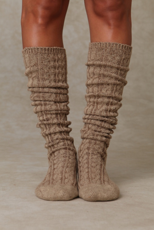 Cableknit Tall Sock