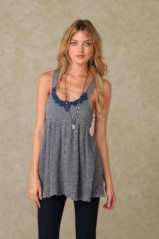 Racerback Sweater Knit Tunic