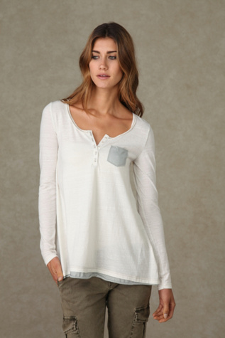 Cross Color Henley
