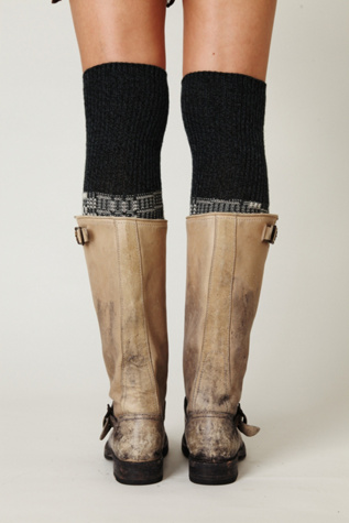 Stone Wash Slouch Boot