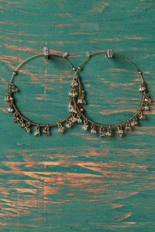 Crystal Cluster Hoops