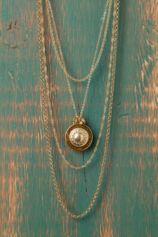 Sunburst Drape Pendant