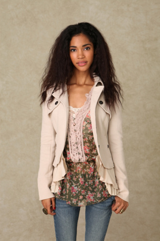 Military Ruffle Jacket