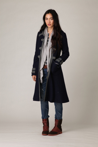 Maxi Military Wool Coat