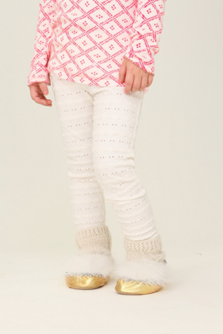 Wee People Textured Floral Leggings