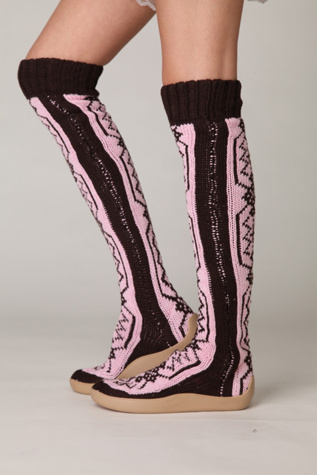 Gretta Over the Knee Slipper Sock