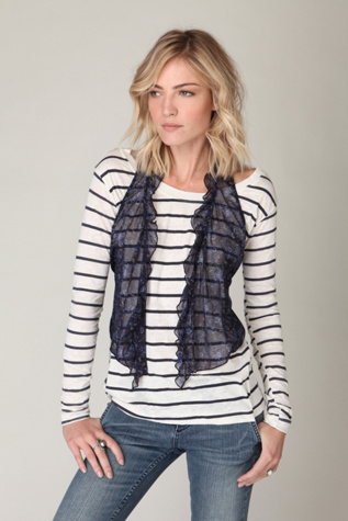 Chiffon Ruffles Vest