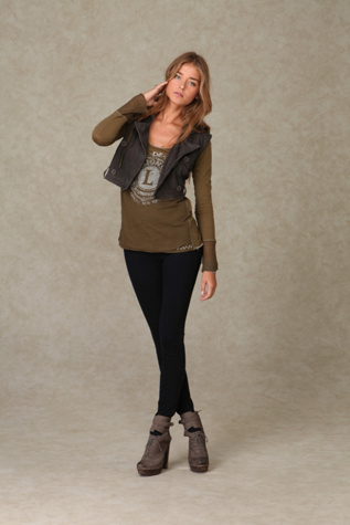 Blank Knit Denim Skinny