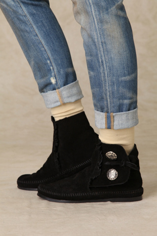 Two Button Bootie Moccasin