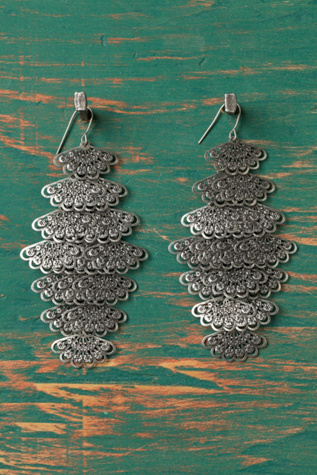 Fan Chandelier Earring