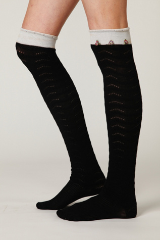Rosette Tall Sock