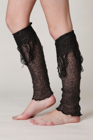 Fringe Crochet Legwarmer