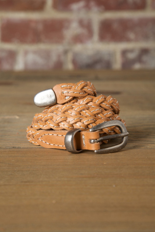 Skinny Braided Belt