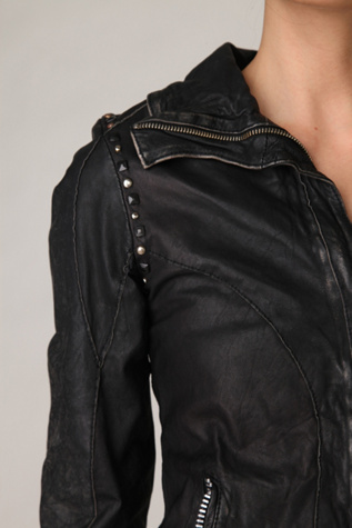 Doma Studded Leather Jacket