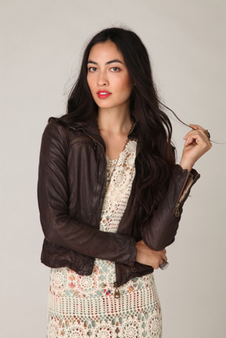 Doma Convertible Leather Jacket