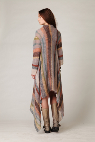 Maxi Stripe Cardigan