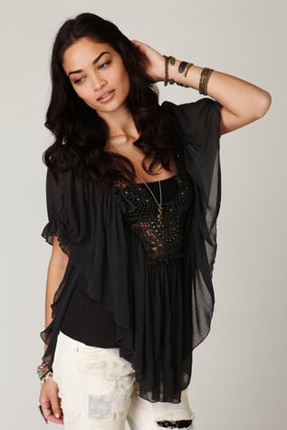 Hearts Flutter Top