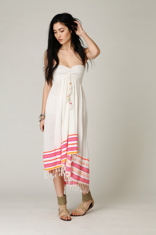 FP ONE Wavebreak Smocked Tube Dress