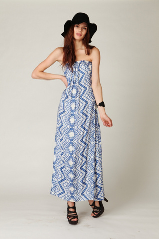 Crosswords Maxi Tube Dress