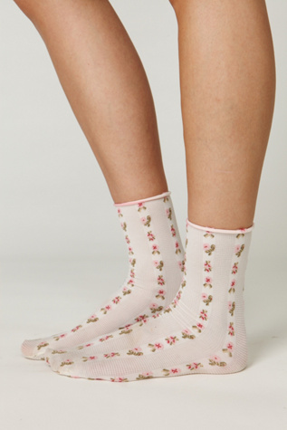 Rosebud Ankle Sock